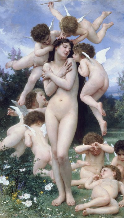 Springtime by William Adolphe Bouguereau